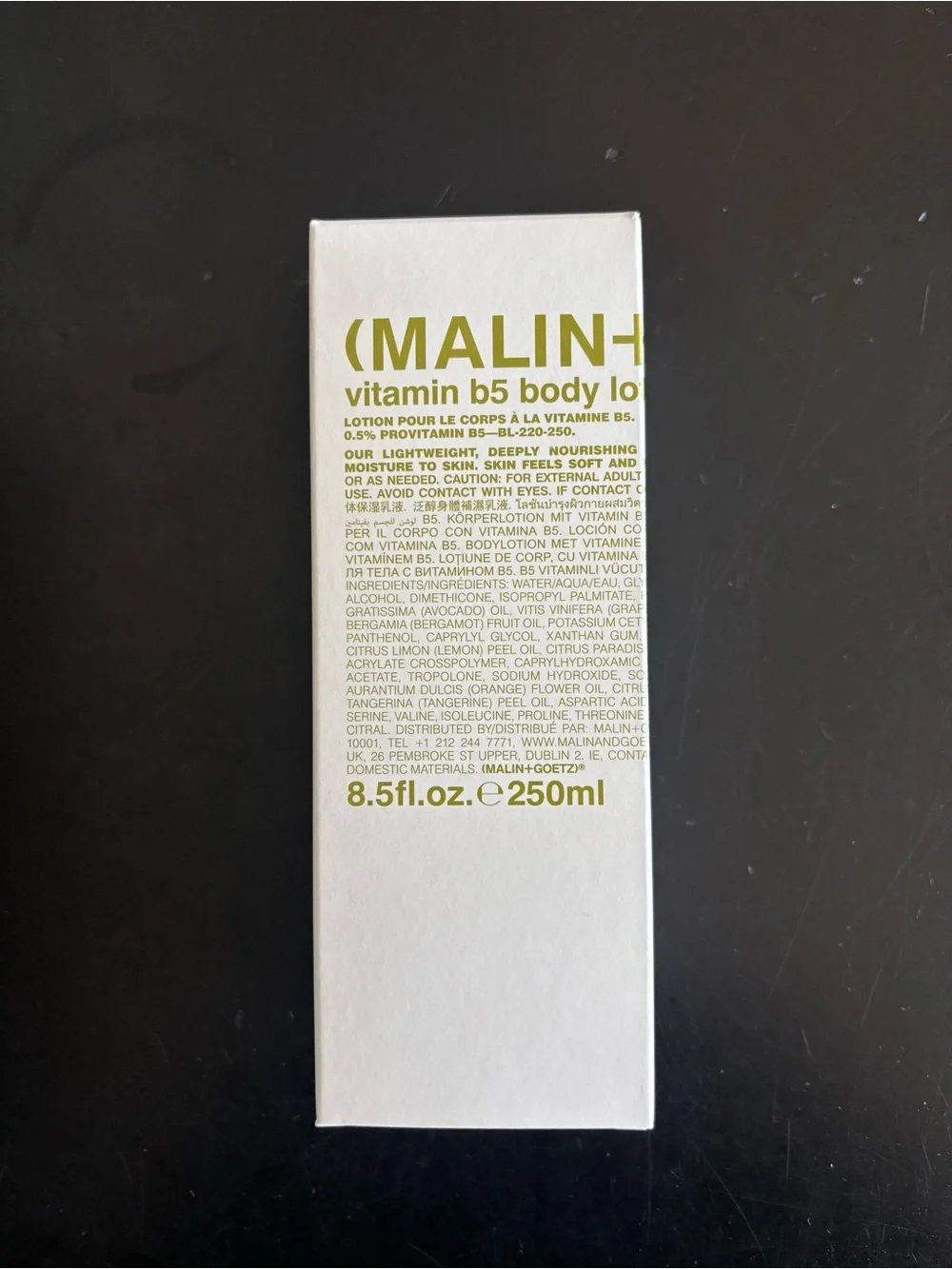MALIN+GOETZ Vitamin B5 Body Lotion